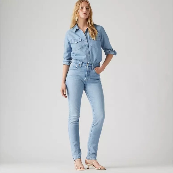 Levi's 501 SKINNY WOMEN'S JEANS - Picture 1 of 5